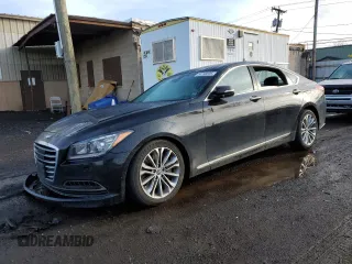 2017 Genesis G80 3.8L with VIN KMHGN4JE2HU205269, listed as a Copart auction lot 50288695 with 0 mi miles and Salvage Title. Bid and sale history available at carsss.com. Image 1.