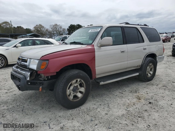 2000 Toyota 4Runner SR5 with VIN JT3HN86R2Y0282716, listed as a Copart auction lot 50390965 with 346,537 mi miles and Salvage Title. Bid and sale history available at carsss.com. Image 1.