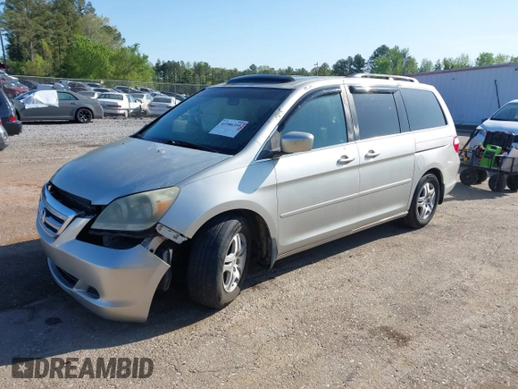 2005 Honda Odyssey EX-L z VIN 5FNRL38715B014905, wystawiony jako IAAI lot #41986395 z przebiegiem 191 029 mil mil oraz . Historia ofert i sprzedaży dostępna na DreamBid. Obrazek 20.