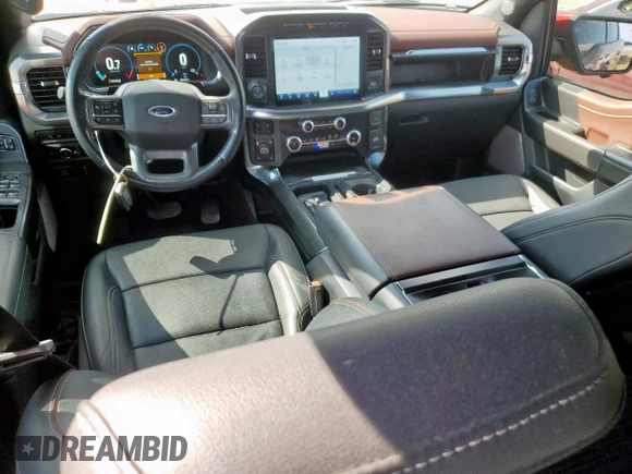 2022 Ford F-150 XL with VIN 1FTFW1E88NFA11166, listed as a Copart auction lot 58990555 with 49,445 mi miles and Clean title. Bid and sale history available at DreamBid. Image 8.