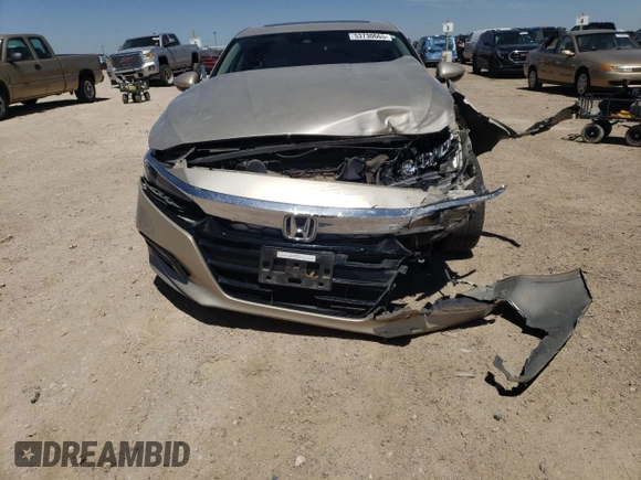 2018 Honda Accord EX-L z VIN 1HGCV1F50JA035528, wystawiony jako Copart lot #53730665 z przebiegiem 71 394 mil mil oraz Szkoda całkowita • Salvage title. Historia ofert i sprzedaży dostępna na DreamBid. Obrazek 5.