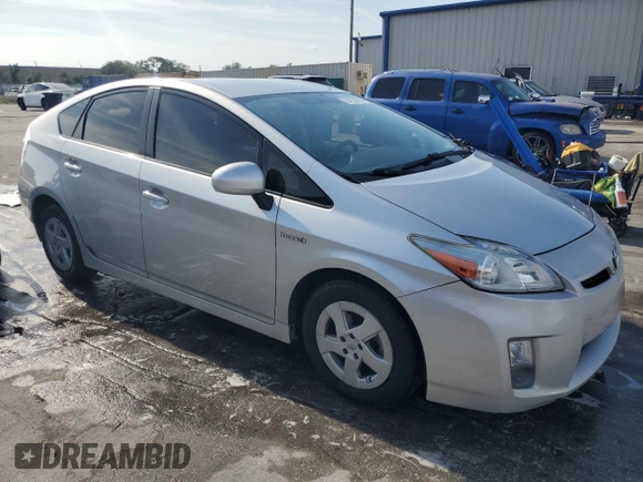 2011 Toyota Prius I with VIN JTDKN3DU1B0271421, listed as a Copart auction lot 54154605 with 204,127 mi miles and Salvage Title. Bid and sale history available at DreamBid. Image 4.