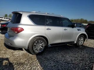 2015 Infiniti QX80 z VIN JN8AZ2NE5F9080124, wystawiony jako Copart lot #55226415 z przebiegiem Nie podano mil oraz Czysty tytuł • Clean title. Historia ofert i sprzedaży dostępna na DreamBid. Obrazek 3.