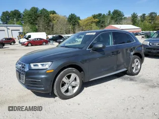 2019 Audi Q5 Premium Plus z VIN WA1BNAFY7K2084462, wystawiony jako Copart lot #55134235 z przebiegiem 80 145 mil mil oraz Szkody całkowita. Historia ofert i sprzedaży dostępna na DreamBid. Obrazek 1.