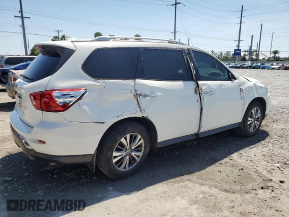2019 Nissan Pathfinder SL with VIN 5N1DR2MN3KC640483, listed as a Copart auction lot 53702045 with 77,962 mi miles and Non repairable. Bid and sale history available at DreamBid. Image 3.
