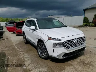 2023 Hyundai Santa Fe Hybrid SEL Premium with VIN 5NMS3DA13PH017786, listed as a Copart auction lot 72655854 with 8,977 mi miles and Salvage Title. Bid and sale history available at carsss.com. Image 14.