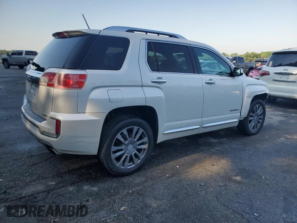2016 GMC Terrain Denali z VIN 2GKFLVE3XG6181597, wystawiony jako Copart lot #57149325 z przebiegiem 133 687 mil mil oraz Czysty tytuł • Clean title. Historia ofert i sprzedaży dostępna na DreamBid. Obrazek 3.