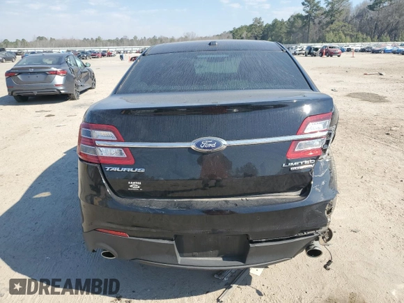 2018 Ford Taurus Limited with VIN 1FAHP2F83JG119313, listed as a Copart auction lot 46850065 with 77,635 mi miles and Salvage Title. Bid and sale history available at DreamBid. Image 6.