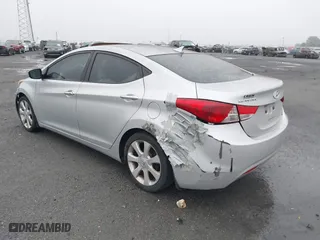 2013 Hyundai Elantra GLS PZEV with VIN KMHDH4AE9DU499015, listed as a IAAI auction lot 41938352 with 243,771 mi miles. Bid and sale history available at carsss.com. Image 3.