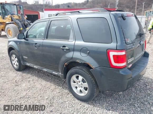2008 Ford Escape Limited with VIN 1FMCU94138KB00498, listed as a IAAI auction lot 41844905 with 181,736 mi miles. Bid and sale history available at carsss.com. Image 3.