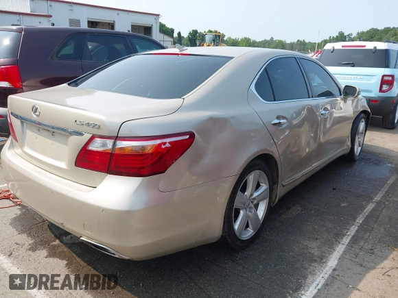 2011 Lexus LS 460 with VIN JTHBL5EF9B5102671, listed as a IAAI auction lot 42387699 with 199,492 mi miles and . Bid and sale history available at DreamBid. Image 4.