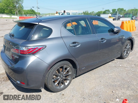 2012 Lexus CT CT 200h with VIN JTHKD5BH8C2121217, listed as a IAAI auction lot 42139460 with 143,570 mi miles and . Bid and sale history available at carsss.com. Image 4.