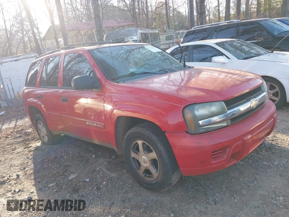 2002 Chevrolet TrailBlazer LS with VIN 1GNDS13SX22492128, listed as a IAAI auction lot 41773224 with 207,817 mi miles and . Bid and sale history available at DreamBid. Image 1.