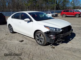2019 Kia Forte LXS with VIN 3KPF24AD6KE012726, listed as a IAAI auction lot 41682048 with 65,695 mi miles. Bid and sale history available at carsss.com. Image 1.