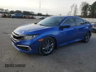 2019 Honda Civic Sedan EX with VIN JHMFC1F38KX004640, listed as a Copart auction lot 48325645 with 137,821 mi miles and Salvage Title. Bid and sale history available at carsss.com. Image 1.
