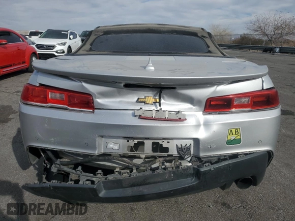2014 Chevrolet Camaro LT with VIN 2G1FB3D36E9265554, listed as a Copart auction lot 43329405 with 150,282 mi miles and Salvage Title. Bid and sale history available at carsss.com. Image 6.