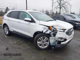 2020 Ford Edge SEL with VIN 2FMPK4J96LBA34763, listed as a IAAI auction lot 41684170 with 16,826 mi miles. Bid and sale history available at carsss.com. Image 1.