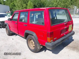 1996 Jeep Cherokee z VIN 1J4FB28S4TL145447, wystawiony jako IAAI lot #42414080 z przebiegiem 437 448 mil mil oraz . Historia ofert i sprzedaży dostępna na DreamBid. Obrazek 3.