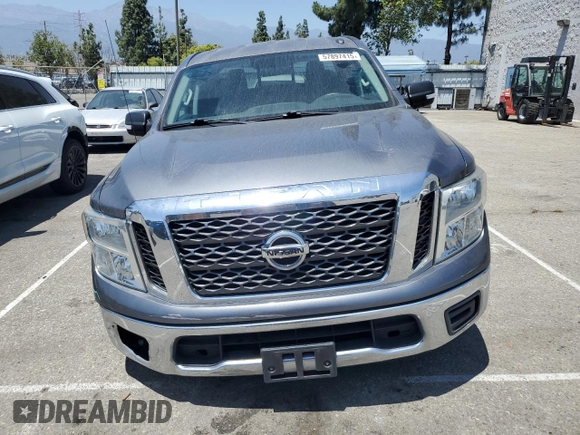 2017 Nissan Titan SV с VIN 1N6AA1EK0HN525945, выставлен на аукционе Copart как лот 57897415 с пробегом 51 053 миль миль и Списание • Salvage title. История ставок и продаж доступна на DreamBid. Изображение 5.
