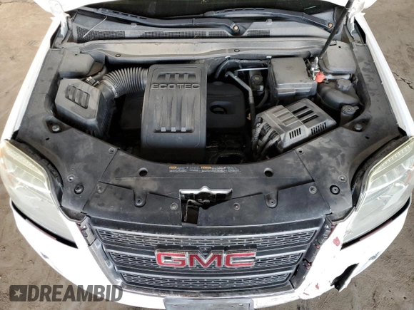 2010 GMC Terrain SLE-2 with VIN 2CTALDEW9A6371669, listed as a Copart auction lot 43145445 with 135,587 mi miles and Salvage Title. Bid and sale history available at carsss.com. Image 12.