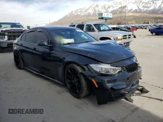 2017 BMW M3 with VIN WBS8M9C53H5G83759, listed as a Copart auction lot 44418154 with 96,795 mi miles. Bid and sale history available at carsss.com. Image 4.