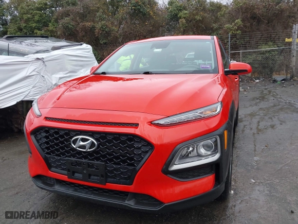 2020 Hyundai Kona SE with VIN KM8K1CAA2LU486477, listed as a IAAI auction lot 41529157 with 59,599 mi miles. Bid and sale history available at carsss.com. Image 12.