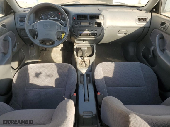 1998 Honda Civic DX with VIN 2HGEJ6624WH621150, listed as a Copart auction lot 73565894 with 104,086 mi miles and Salvage Title. Bid and sale history available at carsss.com. Image 8.