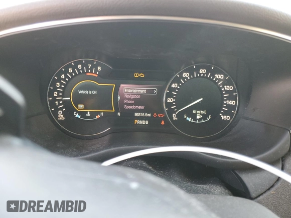 2017 Lincoln MKC Select with VIN 5LMTJ2DH7HUL41169, listed as a Copart auction lot 48540065 with 99,315 mi miles and Salvage title. Bid and sale history available at DreamBid. Image 9.