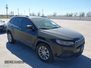 2020 Jeep Cherokee Latitude with VIN 1C4PJLCB3LD536190, listed as a IAAI auction lot 41829763 with 70,700 mi miles. Bid and sale history available at carsss.com. Image 1.