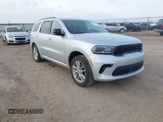 2024 Dodge Durango GT Plus with VIN 1C4RDHDG3RC189756, listed as a IAAI auction lot 41541883 with 31,150 mi miles and . Bid and sale history available at DreamBid. Image 1.