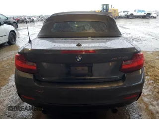 2016 BMW 2 Series M235i with VIN WBA1M1C53GV394156, listed as a Copart auction lot 43553255 with 63,291 mi miles and Salvage Title. Bid and sale history available at carsss.com. Image 6.