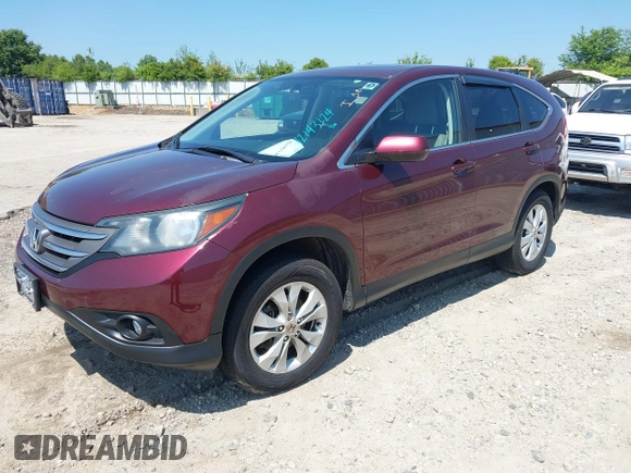 2014 Honda CR-V EX with VIN 5J6RM4H54EL033361, listed as a IAAI auction lot 42143124 with 1 mi miles. Bid and sale history available at carsss.com. Image 15.