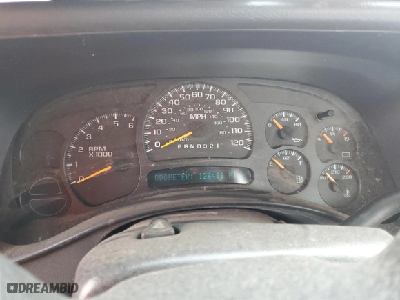 2007 GMC Sierra 2500HD Classic Work Truck with VIN 1GTHK24U77E124236, listed as a Copart auction lot 82880224 with 126,481 mi miles and Salvage Title. Bid and sale history available at carsss.com. Image 9.