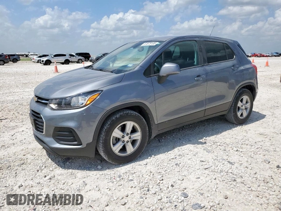 2020 Chevrolet Trax LS with VIN 3GNCJKSB9LL155083, listed as a Copart auction lot 61875195 with 88,417 mi miles and Salvage title. Bid and sale history available at DreamBid. Image 1.