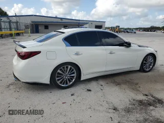 2018 Infiniti Q50 Luxe z VIN JN1EV7AP1JM590069, wystawiony jako Copart lot #58390615 z przebiegiem 100 772 mil mil oraz Szkoda całkowita • Salvage title. Historia ofert i sprzedaży dostępna na DreamBid. Obrazek 3.