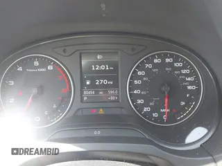 2015 Audi A3 1.8T Premium with VIN WAUACGFF8F1117549, listed as a IAAI auction lot 42059983 with 80,494 mi miles. Bid and sale history available at carsss.com. Image 7.