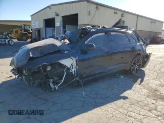 2021 Audi Q8 Prestige with VIN WA1FVAF18MD017171, listed as a Copart auction lot 41645255 with Not provided miles and Salvage title. Bid and sale history available at DreamBid. Image 1.
