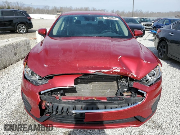 2020 Ford Fusion SE with VIN 3FA6P0HD5LR164013, listed as a Copart auction lot 47603815 with 83,217 mi miles and Salvage title. Bid and sale history available at DreamBid. Image 5.