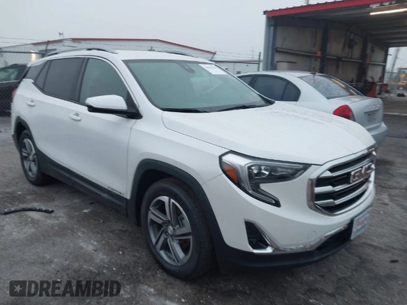 2021 GMC Terrain SLT with VIN 3GKALPEV9ML335473, listed as a IAAI auction lot 41065354 with 44,286 mi miles and . Bid and sale history available at DreamBid. Image 1.