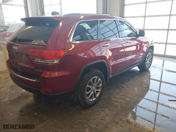 2014 Jeep Grand Cherokee Limited with VIN 1C4RJFBG5EC408887, listed as a IAAI auction lot 41771056 with 150,600 mi miles. Bid and sale history available at carsss.com. Image 4.