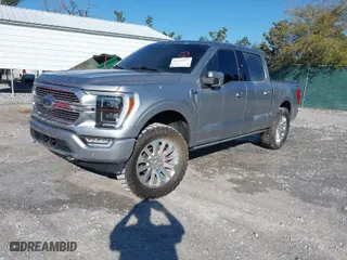 2021 Ford F-150 XL with VIN 1FTFW1E81MFB18770, listed as a IAAI auction lot 41114977 with 1 mi miles. Bid and sale history available at carsss.com. Image 2.