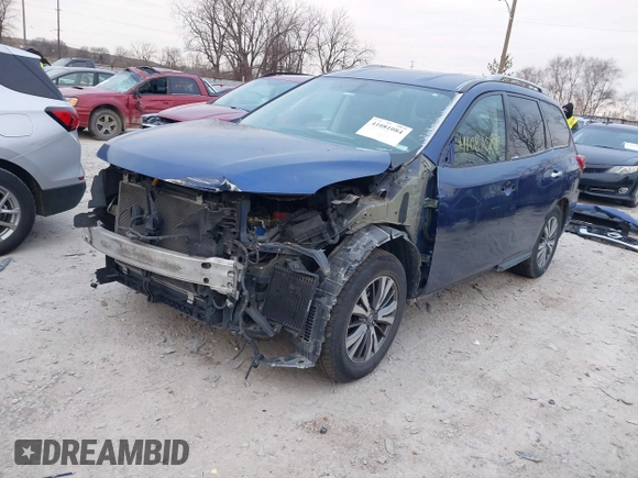 2018 Nissan Pathfinder SV z VIN 5N1DR2MM1JC636244, wystawiony jako IAAI lot #41081084 z przebiegiem 114 711 mil mil oraz . Historia ofert i sprzedaży dostępna na DreamBid. Obrazek 18.