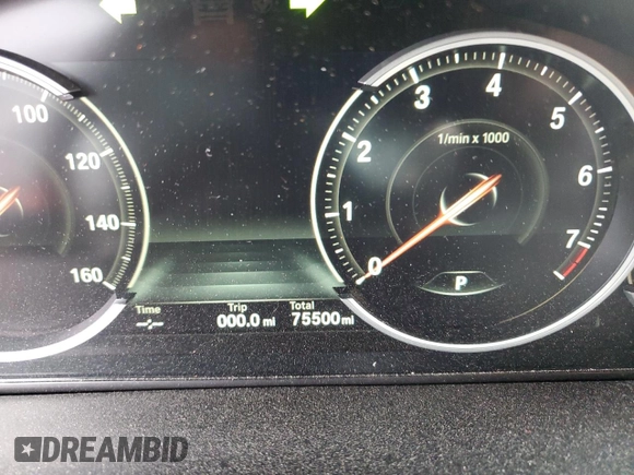 2016 BMW X6 sDrive35i with VIN 5UXKU0C56G0F92200, listed as a Copart auction lot 72515712 with 75,500 mi miles. Bid and sale history available at carsss.com. Image 9.