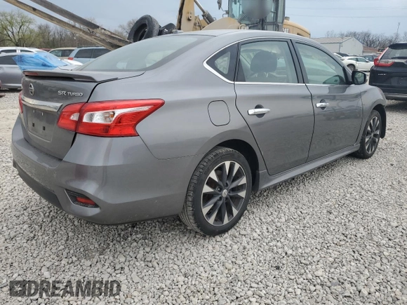 2017 Nissan Sentra SR Turbo with VIN 3N1CB7AP8HY339198, listed as a Copart auction lot 52327655 with Not Provided miles and Salvage Title. Bid and sale history available at DreamBid. Image 3.