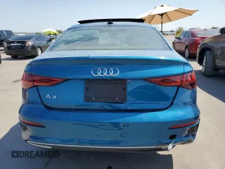 2022 Audi A3 Premium with VIN WAUAUDGY8NA103550, listed as a Copart auction lot 63208433 with 0 mi miles. Bid and sale history available at carsss.com. Image 6.