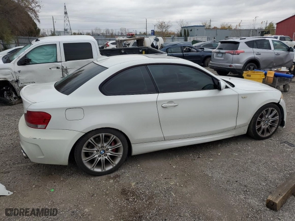 2008 BMW 1 Series 135i with VIN WBAUC73518VF22871, listed as a Copart auction lot 78215854 with 212,470 mi miles and Salvage Title. Bid and sale history available at carsss.com. Image 3.