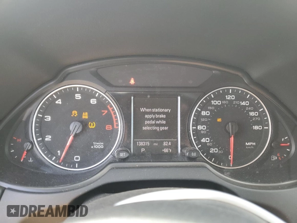 2012 Audi Q5 3.2L Premium Plus with VIN WA1DKAFP7CA107304, listed as a Copart auction lot 53163575 with 138,315 mi miles and Salvage Title. Bid and sale history available at carsss.com. Image 9.