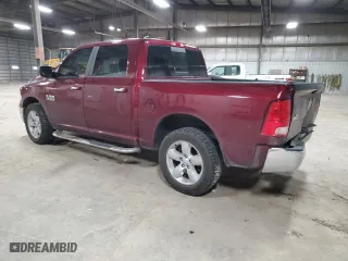 2017 Ram 1500 Big Horn with VIN 1C6RR7LG3HS667327, listed as a Copart auction lot 43693235 with 105,381 mi miles and Salvage Title. Bid and sale history available at carsss.com. Image 2.