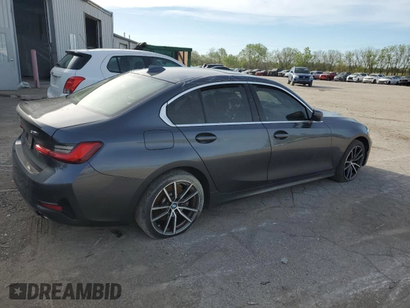 2020 BMW 3 Series 330i xDrive with VIN 3MW5R7J04L8B19132, listed as a Copart auction lot 53942815 with 0 mi miles and Clean Title. Bid and sale history available at carsss.com. Image 3.