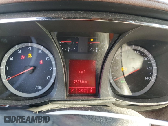 2011 GMC Terrain SLT-1 with VIN 2CTALUEC9B6456471, listed as a Copart auction lot 51614855 with 186,307 mi miles and Salvage Title. Bid and sale history available at carsss.com. Image 9.